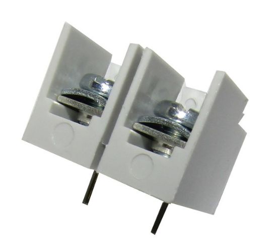 Picture of BARRIER TERMINAL BLOCK 2W 10.0 PCB SCR SIDE PIN